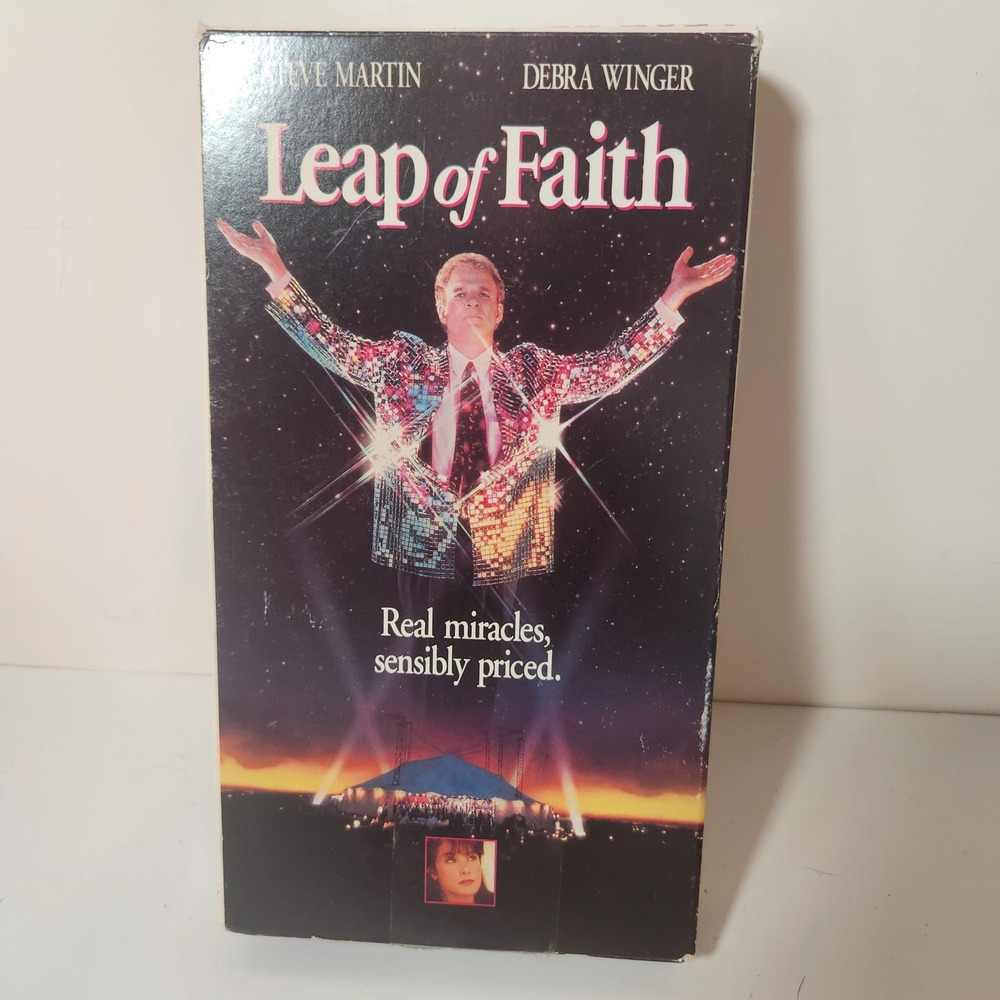Leap of Faith VHS 1992 Steve Martin Debra Winger Paramount Pictures Comedy Movie